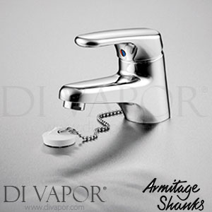 Armitage Shanks S7373AA Sandringham Basin Mixer Tap Rim Mounted with Weighted Chain Tap Spare Parts
