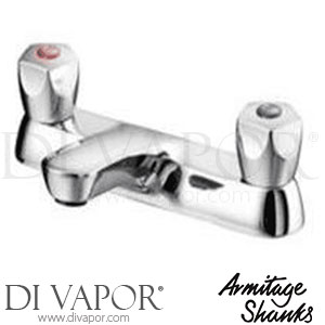 Armitage Shanks Swan New Bath Filler Rim Mounted Chrome 2H 5Fh Spare Parts S7468AA GEN1