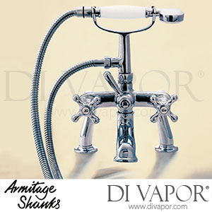 Armitage Shanks S7657AA Priory Dual Control Two Taphole Bath Shower Mixer with Shower Kit Spare Parts