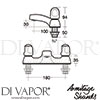 Armitage Shanks S7658AA Spare Diagram