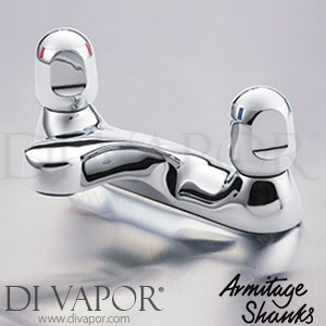 Armitage Shanks S7658AA Sandringham STD Dual Control 2 Taphole Standard Bath Filler Spare Parts