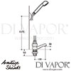 Armitage Shanks Fairline 2 Taphole Standard Bath Shower Mixer Complete Dimensions