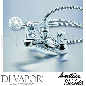 Armitage Shanks Sandringham Rim Mounted Bath Shower Mixer Spare Parts S7694AA GEN1