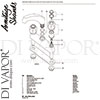 Armitage Shanks S7915AA Mixer Spare Tech Diagram