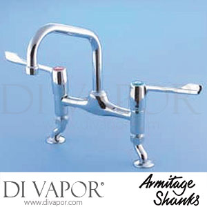 Armitage Shanks S7965AA Markwik Pillar Basin / Sink Filler with Adjustable Inlets and 15cm Levers Spare Parts