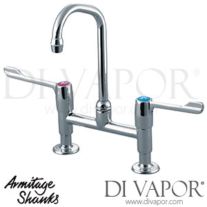 Armitage Shanks S8200AA Markwik Pillar Mixer Taps with 150mm Levers Swivel Anti Splash Outlet Spare Parts