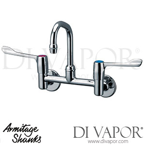 Armitage Shanks S8205AA Markwik Dual Control Swivel Anti-Splash Spout Wall Basin / Sink Mixer 15cm Levers with Exposed Inlets Spare Parts