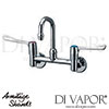 Armitage Shanks Markwik Wall Basin Sink Mixer Inlets 15cm Levers Tap Spare Parts