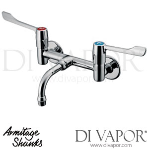 Armitage Shanks S8230AA Markwik Wall Basin / Sink Mixer with Concealed Inlets - 15cm Levers Tap Spare Parts