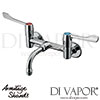Armitage Shanks Markwik Wall Basin Sink Mixer Inlets 15cm Levers Tap Spare Parts