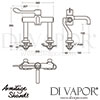 Armitage Shanks Markwik Pillar Sequential Basi Sink Mixer Dimensions