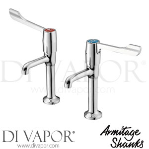 Armitage Shanks Markwik High Neck Pillar Taps with 150mm Lever Handles Spare Parts S8265AA GEN1