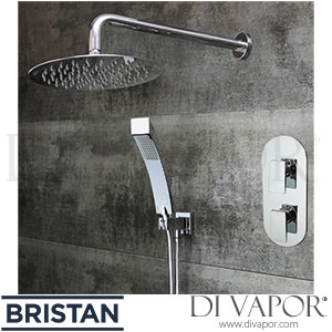 Bristan SAIL SHWR PK2 Sail Shower Valve with Fixed Head and Wall Outlet Handset Spare Parts