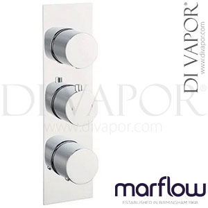 Marflow SAV7750 Savini Three Outlet Concealed Thermostatic Shower Valve in Chrome Spare Parts