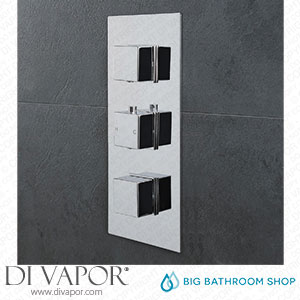 Compatible Spare Parts for SB1103CH-ML Milano Arvo - Modern 2 Outlet Square Triple Thermostatic Shower Valve - Chrome