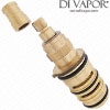 Thermostatic Cartridge for Big Bathroom Shop Milano Nero - Twin Thermostatic Shower Valve - One Outlet - Black - SB1201BL