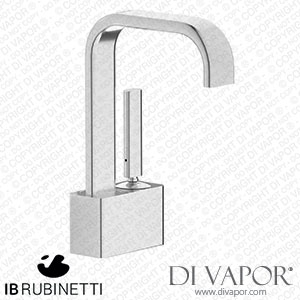 IB Rubinetti SB200SS Superbox Monohole Washbasin Mixer Complete with Drain Spare Parts