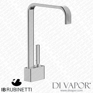 IB Rubinetti SB202CC Superbox Tall Monohole Washbasin Mixer Complete with Drain Spare Parts