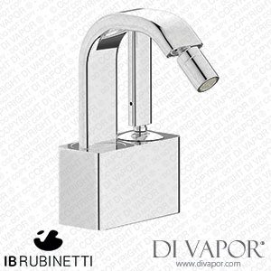 IB Rubinetti SB220CC Superbox Monohole Bidet Mixer Complete with Drain Spare Parts