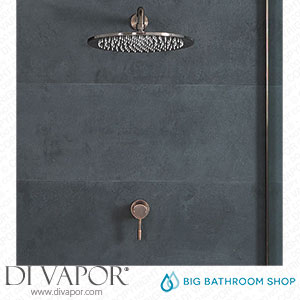 Big Bathroom Shop SBMAN1201CP Milano Amara - Manual Shower Valve with 300mm Round Head - Brushed Copper Spare Parts