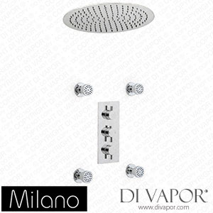 Milano SBTR1204 Mirage Chrome Thermostatic Shower (2 Outlet) Spare Parts