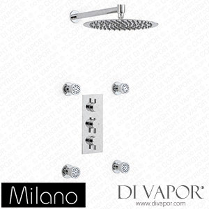 Milano SBTR1208 Mirage Chrome Thermostatic Shower (2 Outlet) Spare Parts