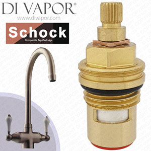 Schock Turn Lever Hot Tap Cartridge Compatible Spare