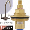 Schock 1/4 Turn Lever Cold 20 Spline Tap Cartridge with Bush Collar Compatible Spare - SCH687