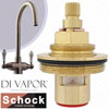 Schock 1/4 Turn Lever Hot 20 Spline Tap Cartridge with Bush Collar Compatible Spare - SCH688