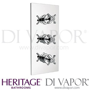 Heritage SDC05 Dawlish Recessed Themostatic Shower Valve with Twin Stopcocks Spare Parts