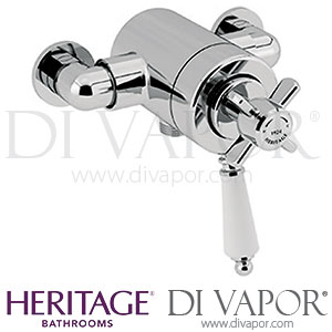 Heritage SDCB06 Dawlish Exposed Shower Valve with Bottom Outlet Connection Spare Parts