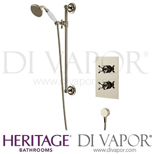 Heritage Dawlish Concealed Shower Valve Flexible Riser Kit Spare Parts