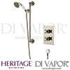 Heritage Dawlish Concealed Shower Valve Flexible Riser Kit Spare Parts