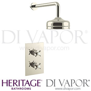 Heritage Dawlish Concealed Shower Valve Fixed Head Kit Spare Parts