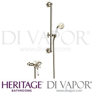 Heritage Dawlish Exposed Shower Valve Flexible Riser Kit Spare Parts