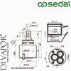 SEDAL-EEC 40mm Cartridge Replacement