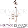 Heritage Dawlish Concealed Shower Valve Head Flexible Riser Kit Spare Parts