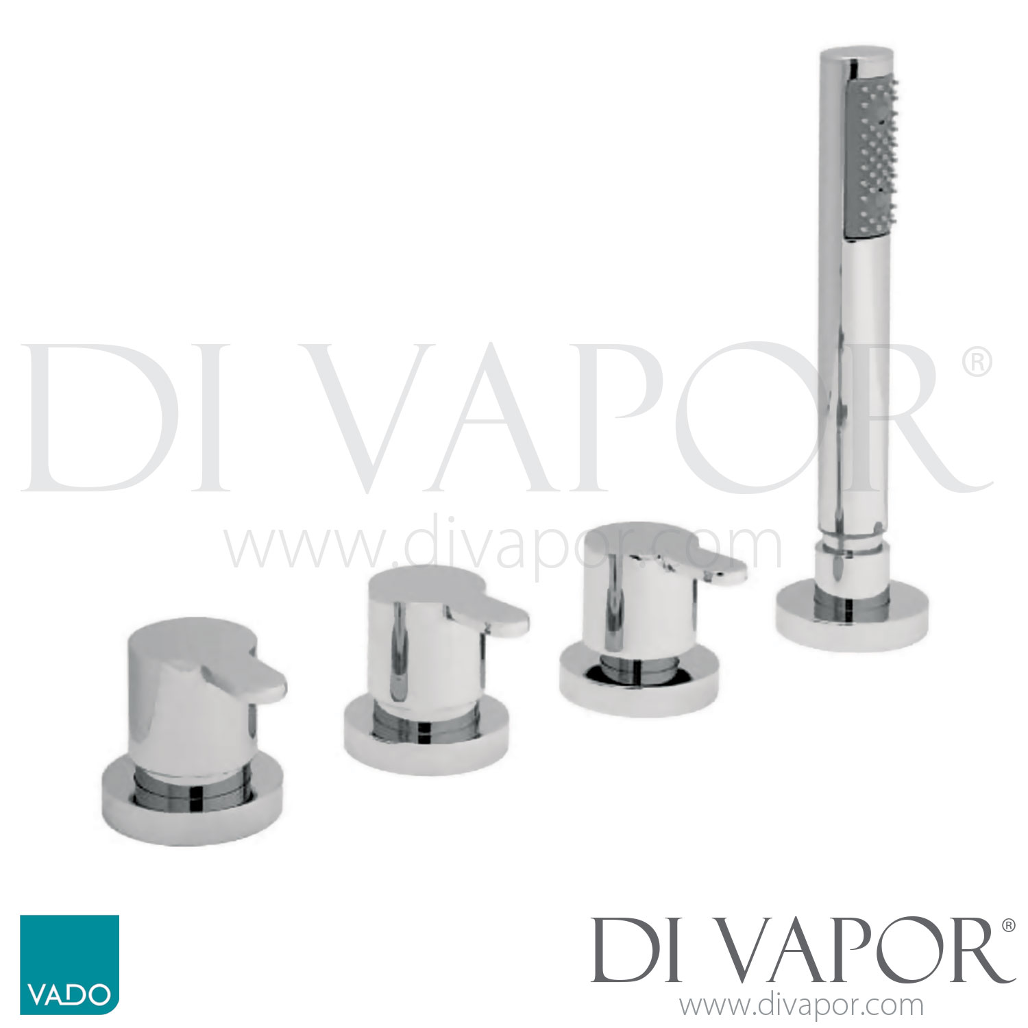 VADO SEN135/NS3/4C/P Sense 4 Hole Bath Shower Mixer Spare Parts