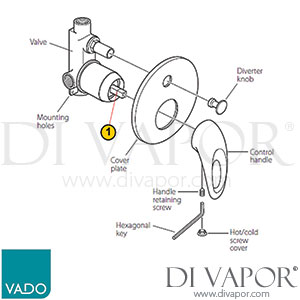 Vado SEN-147 Sense Shower Valve Spare Parts