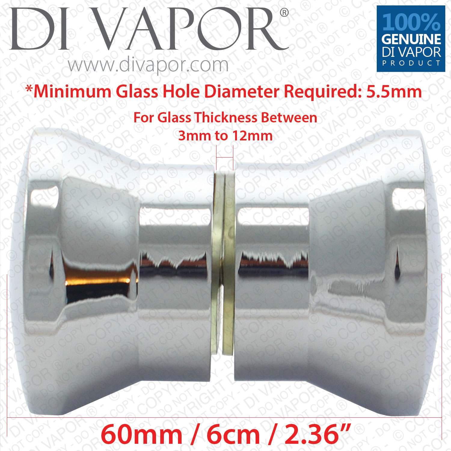Shower Door Knob for Screwfix Shower Screens and Enclosures