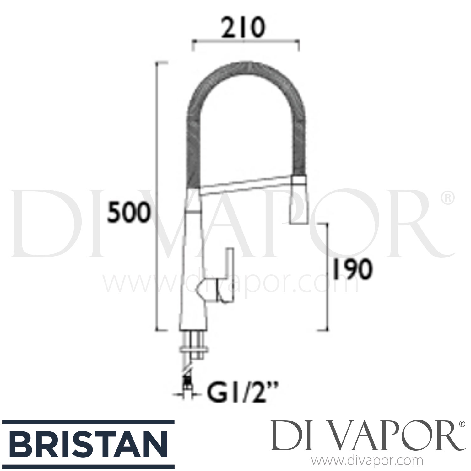 Bristan SFF PROSNK BN Saffron Professional Sink Mixer 27/01/2016