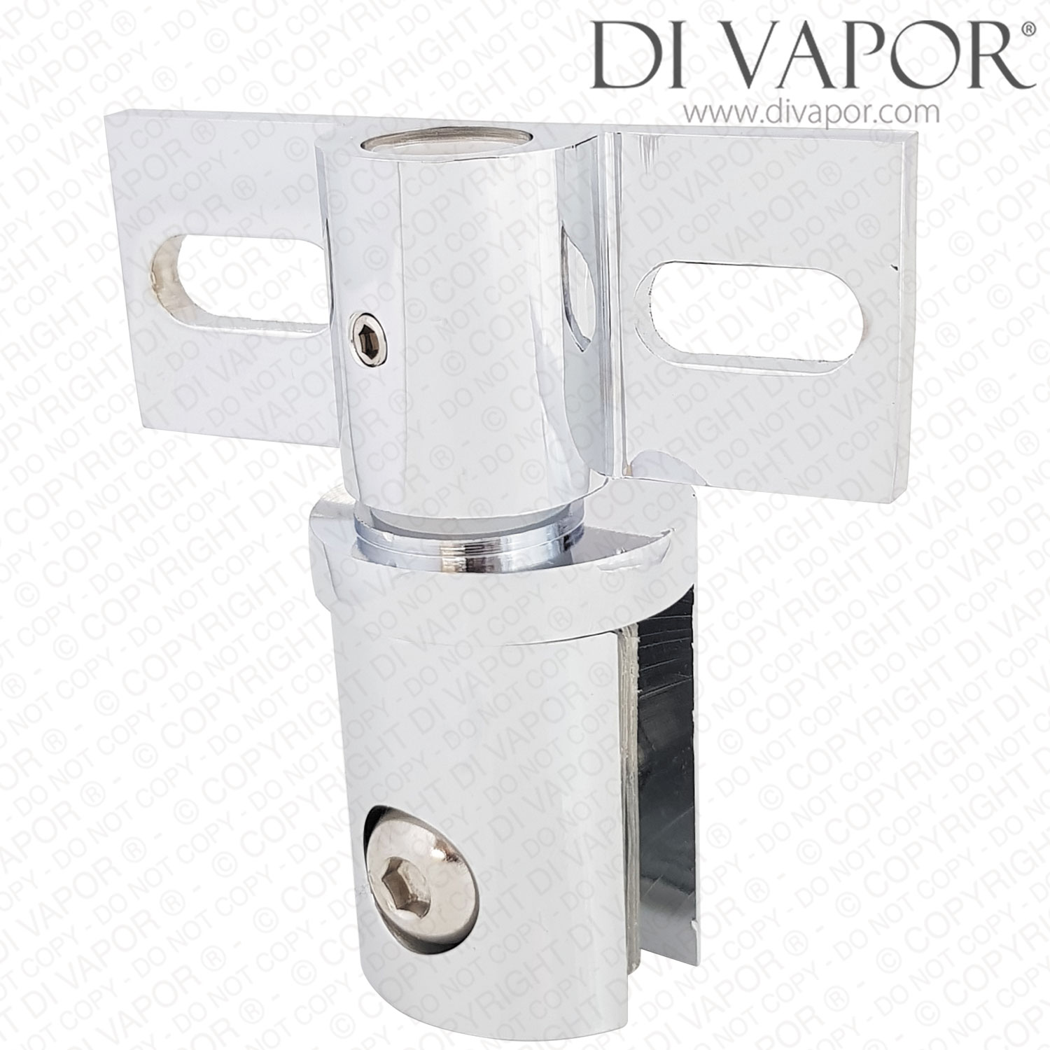 thumbnail image 2 of Shower Door Hinge – Frame Mount Centre Pivot Pin (Matki Colonade Style) – Open Box 2 of 3