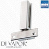 360 Degree Shower Door Pivot Hinge Part | 40mm Hole to Hole | For 6mm to 10mm Glass