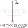 Heritage Glastonbury Exposed Shower Midnight Blue Handles Riser Kit Spare Parts
