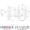 Heritage Gracechurch Recessed Shower Valve Dimensions