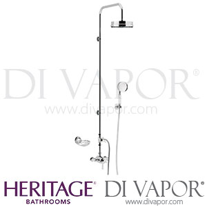 Heritage Gracechurch Exposed Shower Riser Kit Diverter Handset Spare Parts
