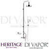 Heritage Gracechurch Exposed Shower Riser Kit Diverter Handset Spare Parts
