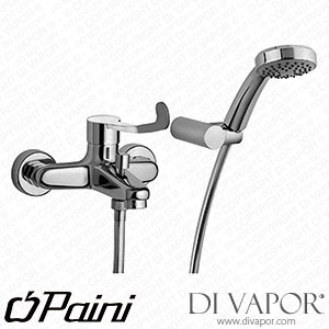 Paini SHCR105 Smart Medical External Bath Mixer Tap with Adjustable Shower Kit Spare Parts