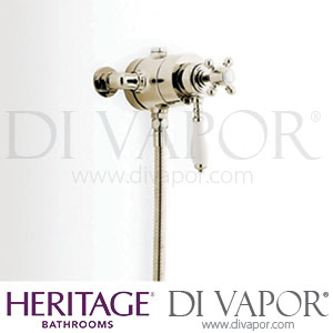 Heritage SHDA01 Hartlebury Dual Control Exposed Shower Valve With Bottom Outlet - Vintage Gold - Spare Parts