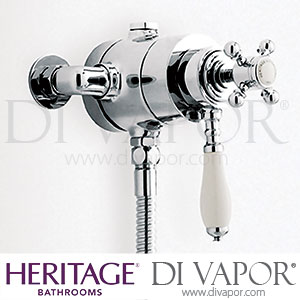 Heritage SHDC01 Hartlebury Dual Control Exposed Shower Valve With Bottom Outlet Spares